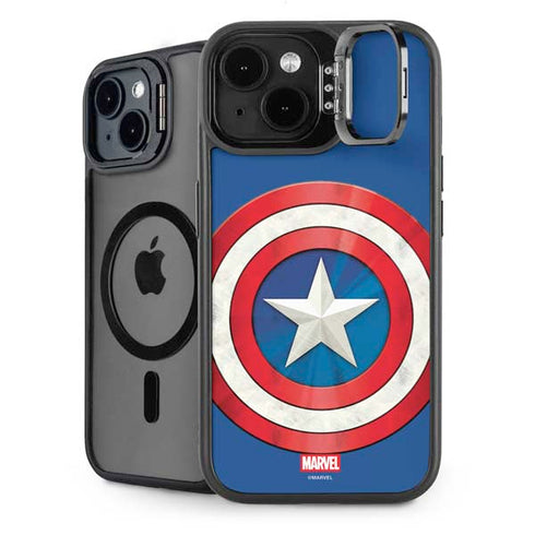 Marvel Captain America Shield iPhone 14 Kickstand Case
